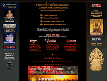 Tablet Screenshot of onmarkproductions.com